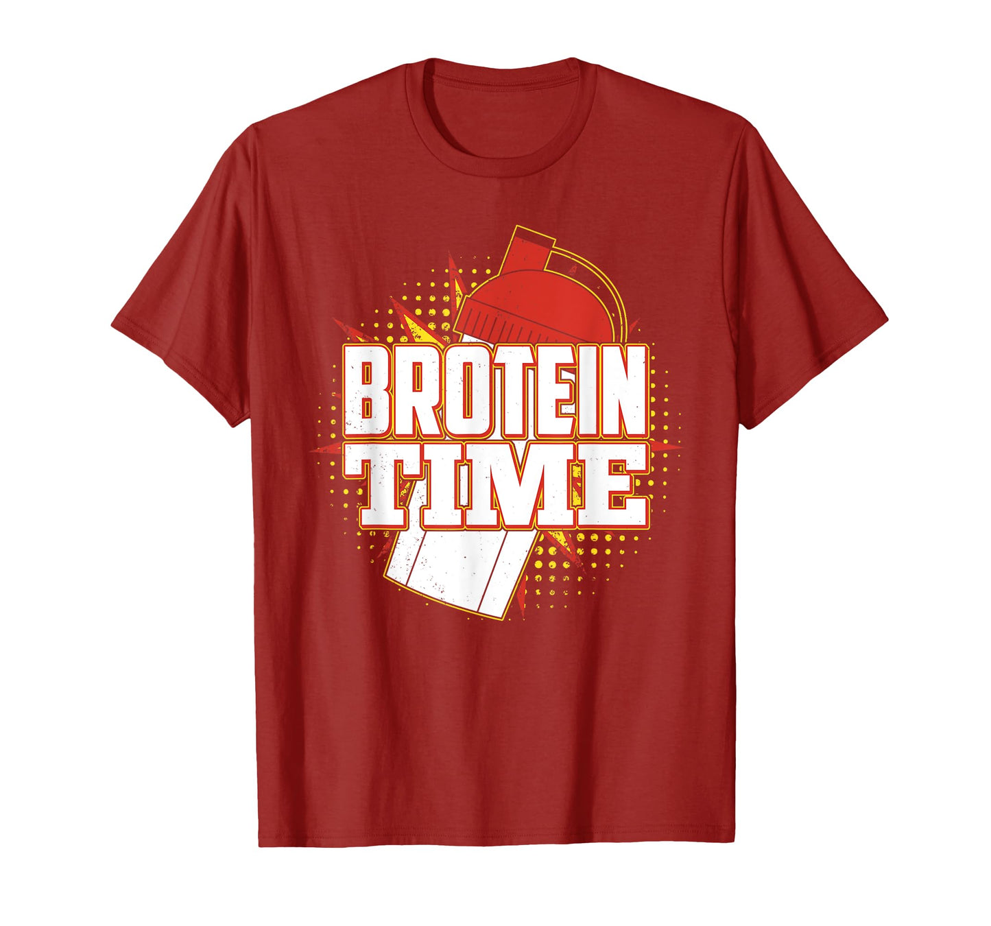 Brotein Time Shirt Funny Work Out, Cross Train Fitness Shirt
