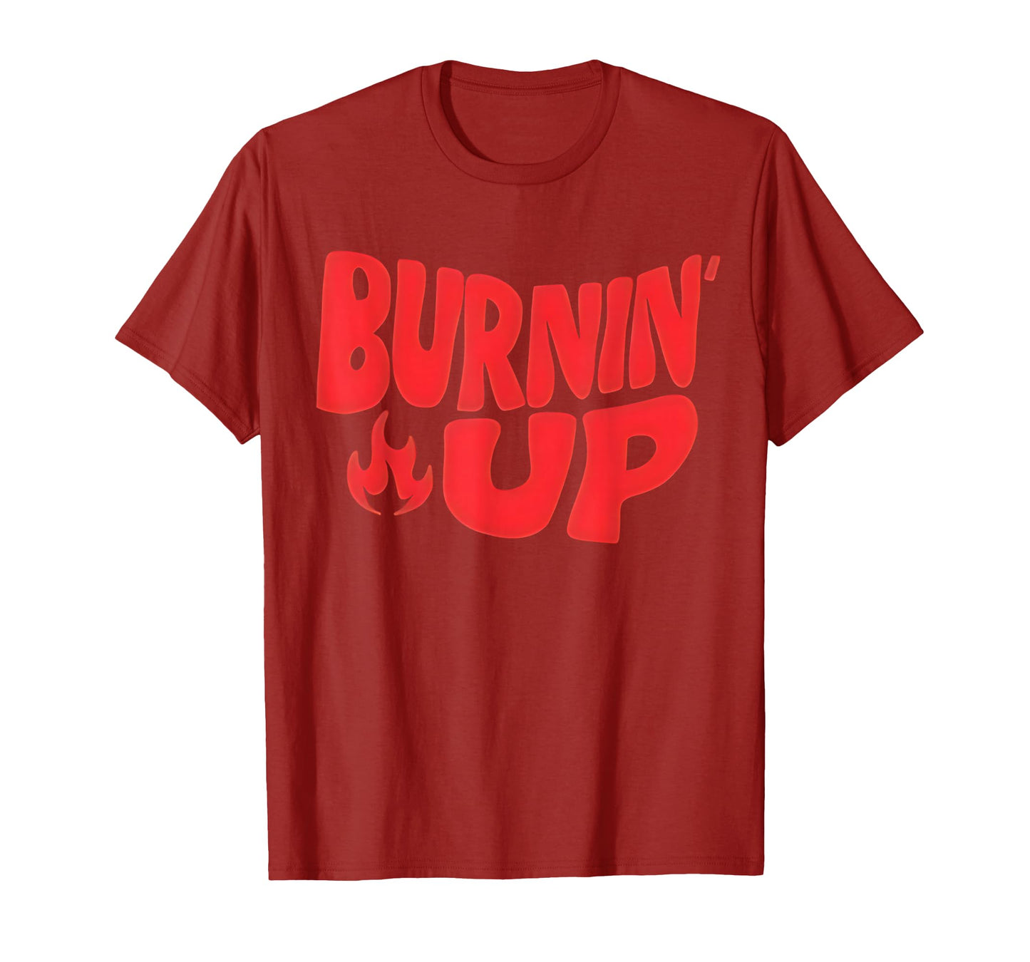 Burnin Up Flames Vintage T-Shirt