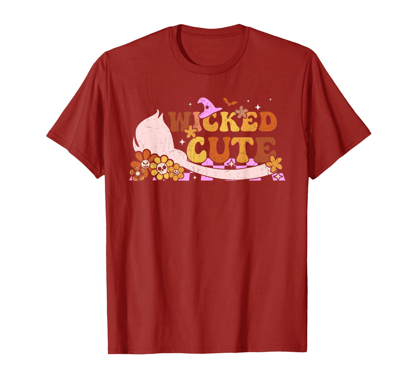 Wicked Cute Halloween Witch Retro Style T-Shirt