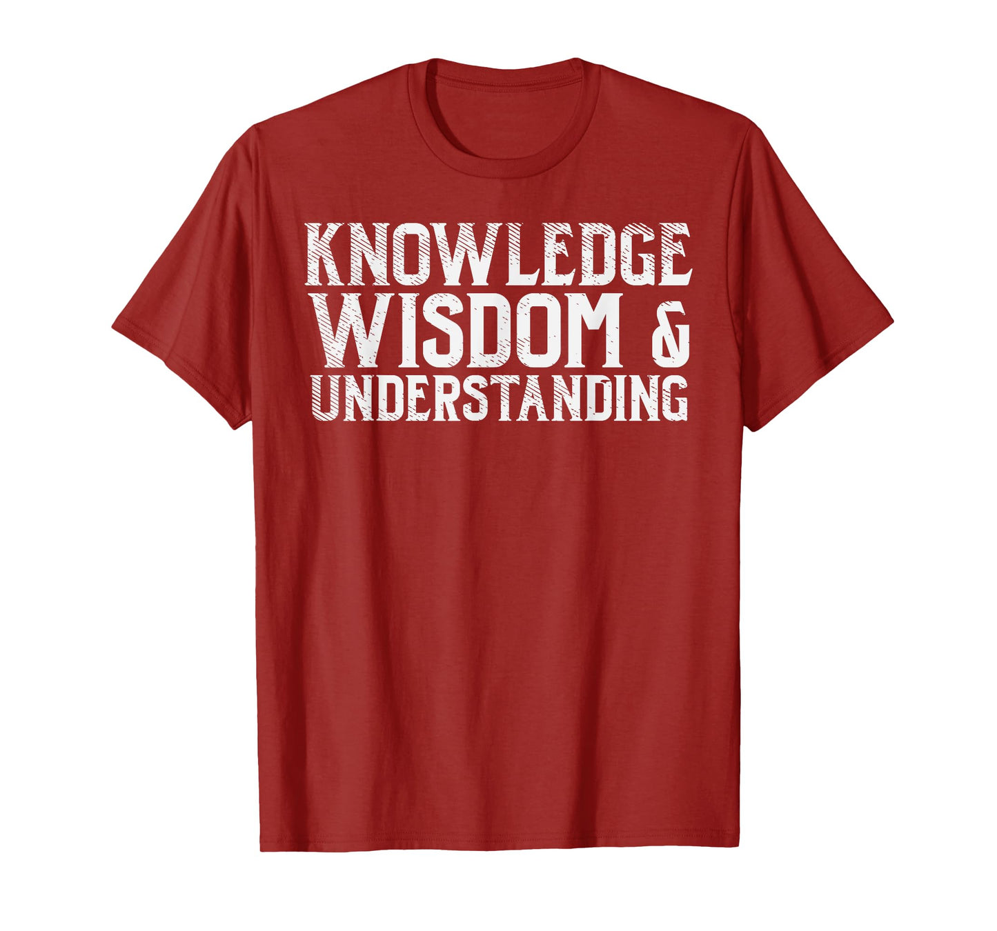 Knowledge Wisdom Understanding God Jesus Christian Gift T-Shirt