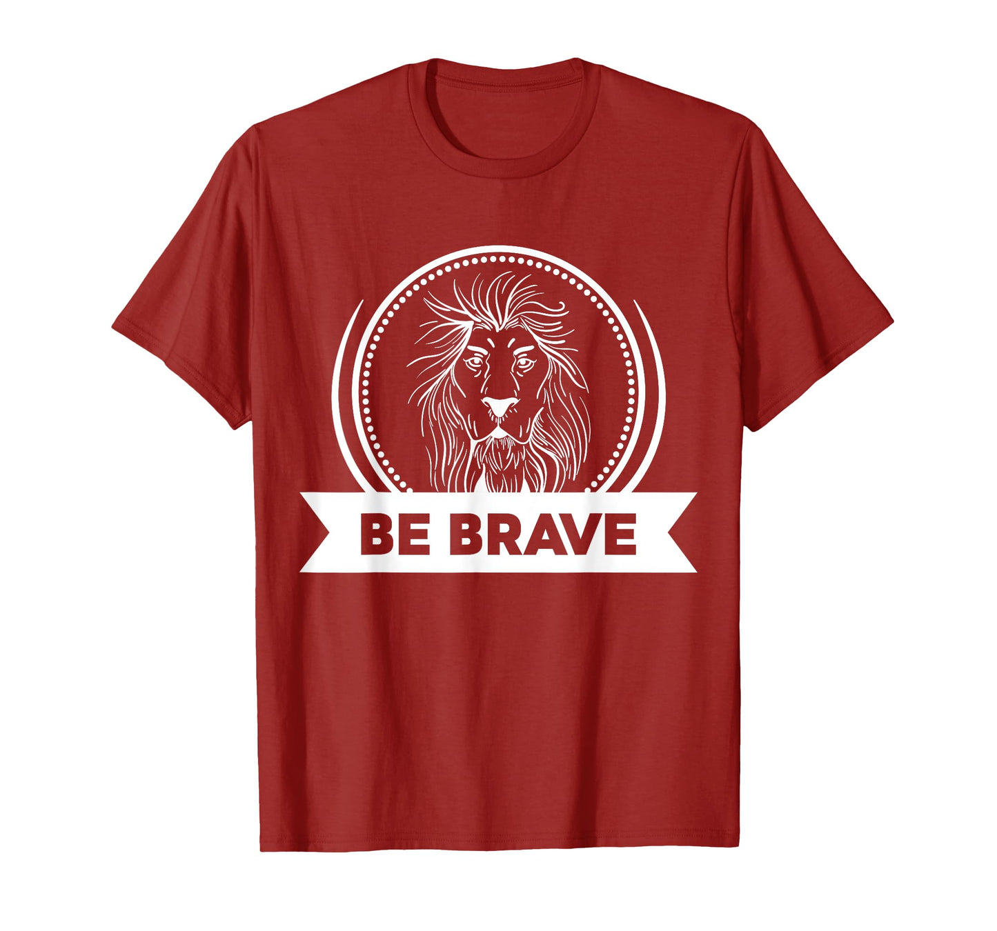 Be Brave White Lion T-Shirt