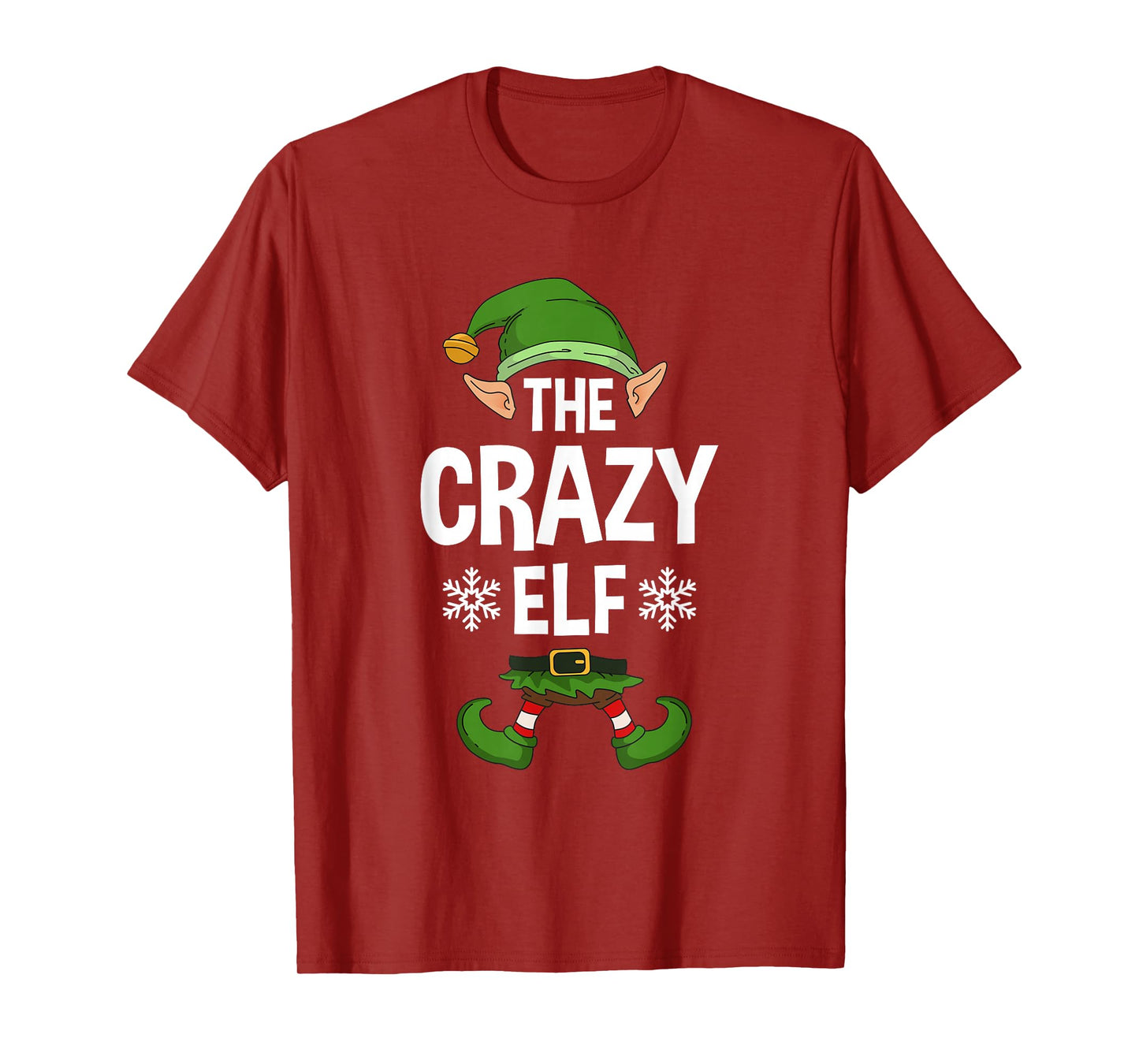 The Crazy Elf Party Family Group Matching X-Mas Saying T-Shirt