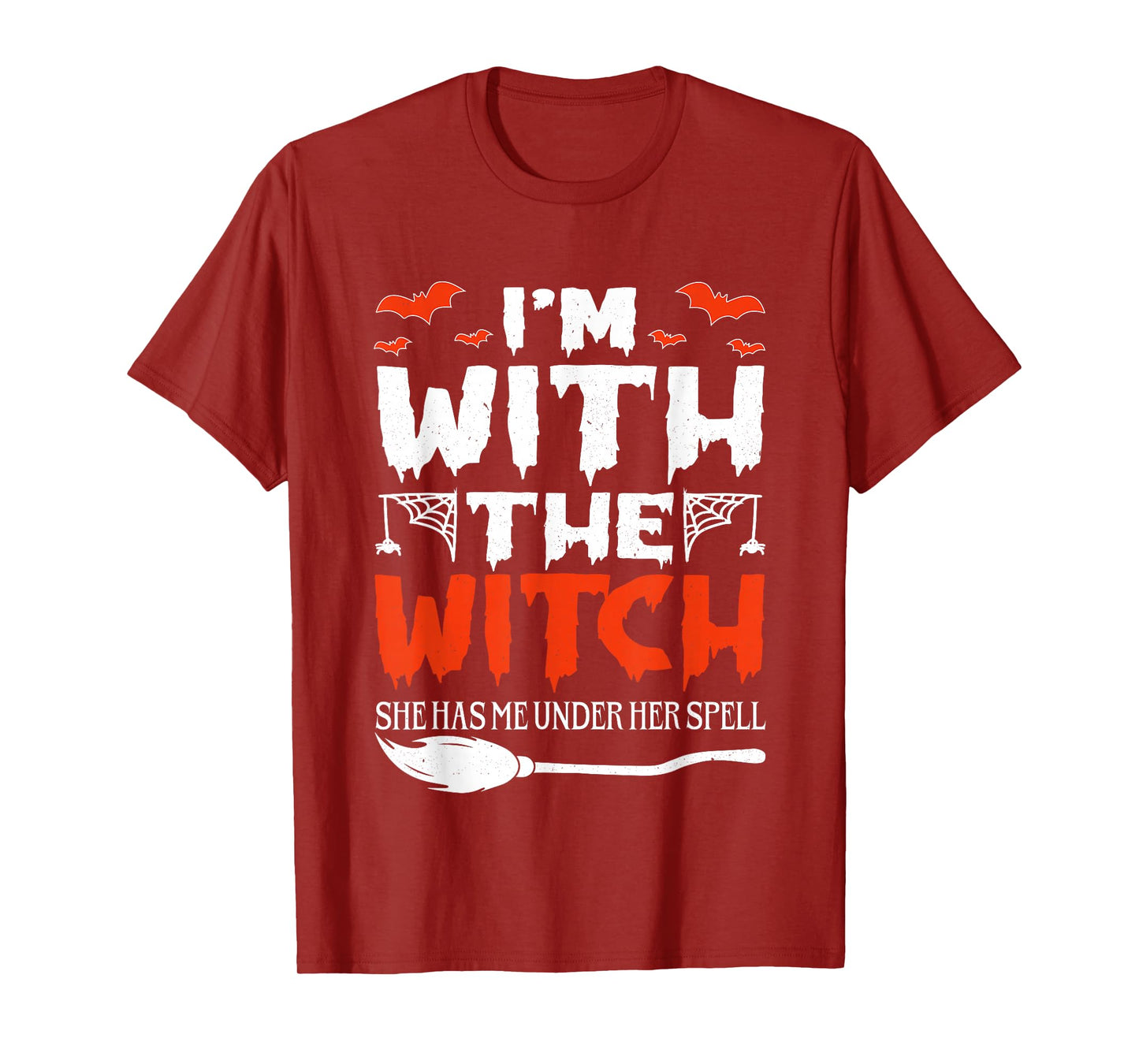 Halloween I'm with The Witch She Has Me Under Her Spell T-Shirt