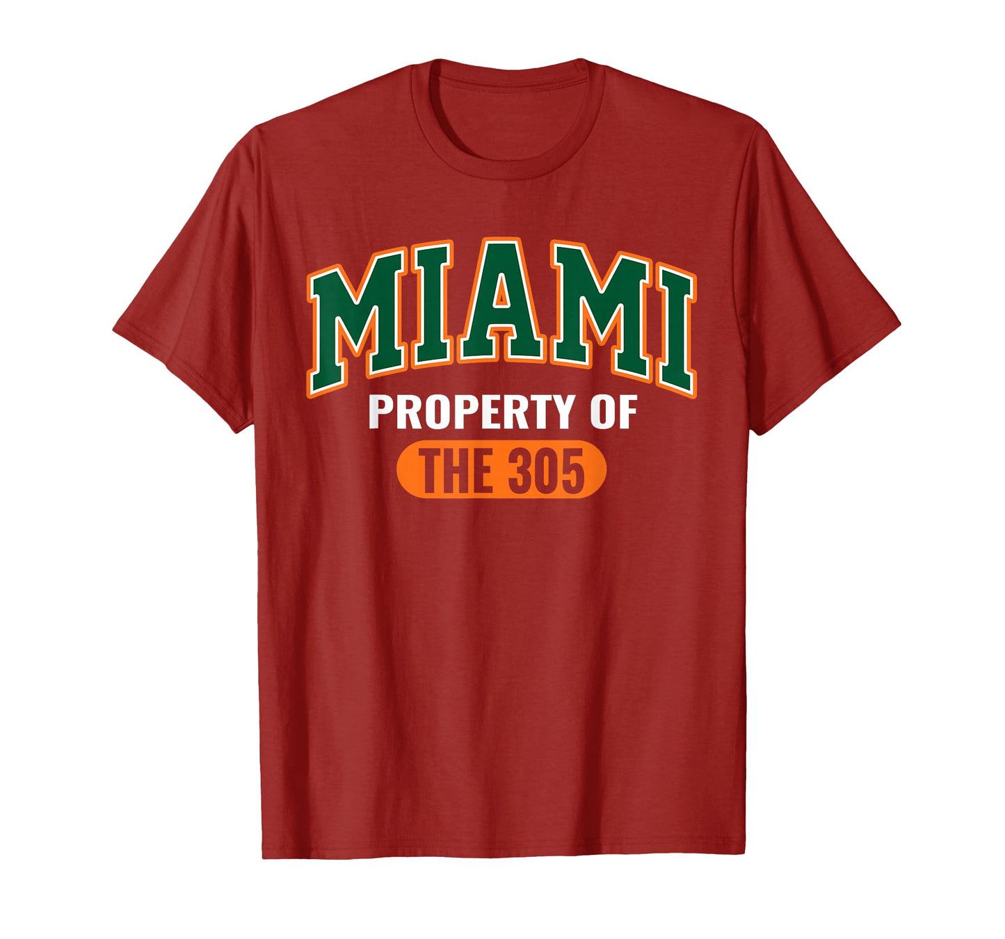 305 Miami Vibes Urban Style Miami Beach Graphic Design T-Shirt