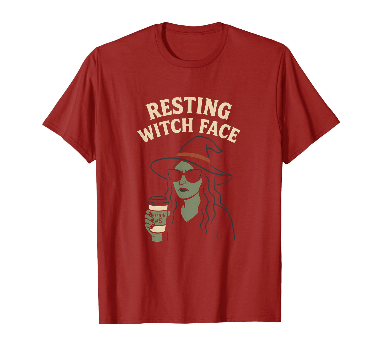 Resting Witch Face Potion #5 - Sarcastic Halloween Vibe T-Shirt