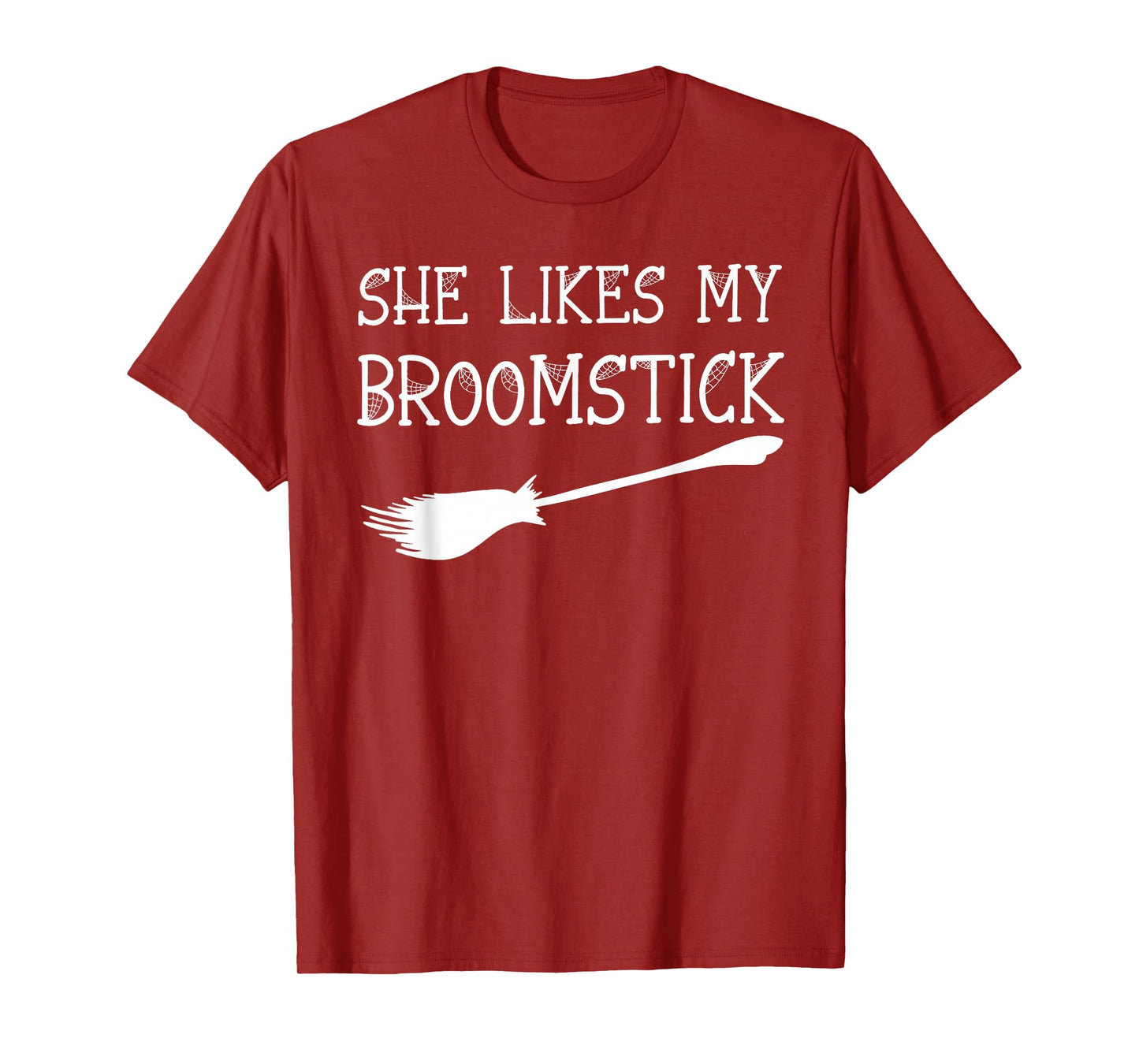 I Love Her Pumpkins I Love His Broomstick Halloween Couples T-Shirt