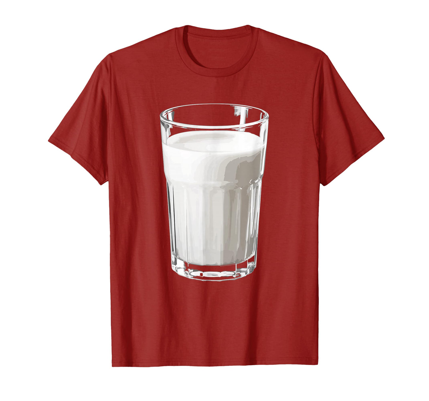 Glass Of Milk Shirt Adult Kids Men Women Glass Milk Costume T-Shirt