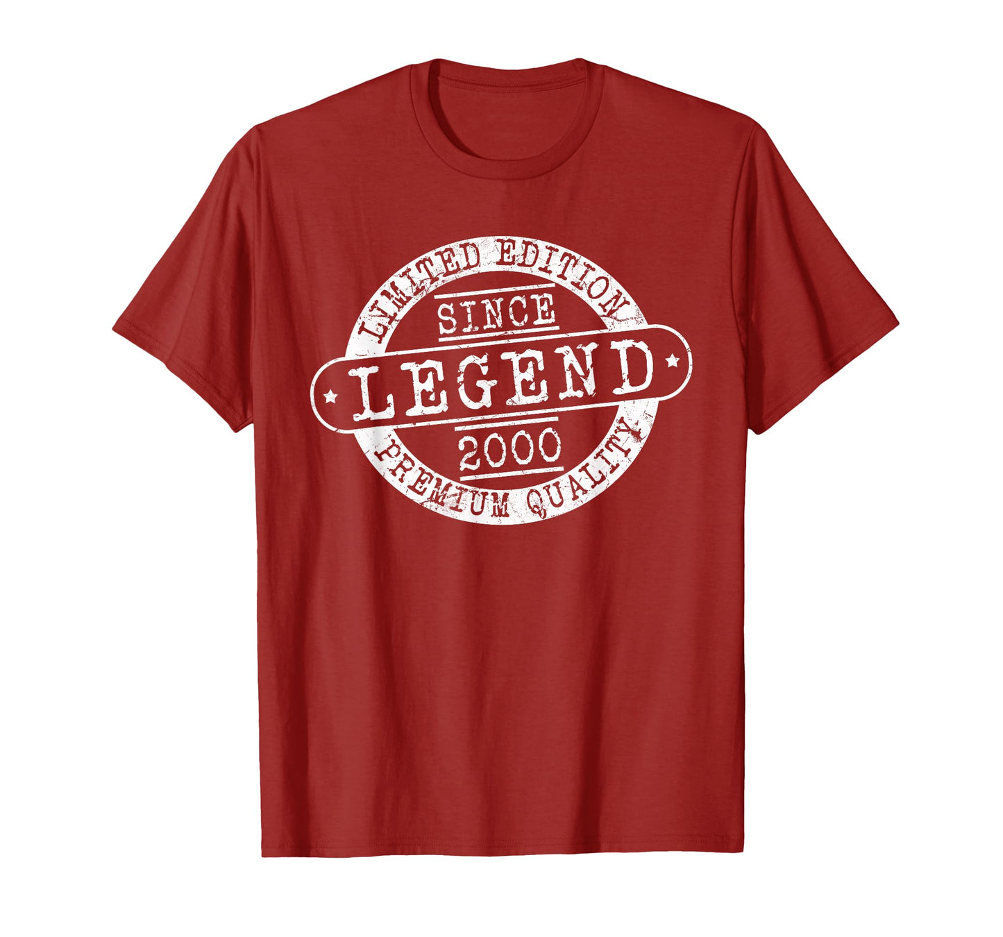 Legend Since 2000, Rustic Style Born In 2000 Birthday Gifts T-Shirt