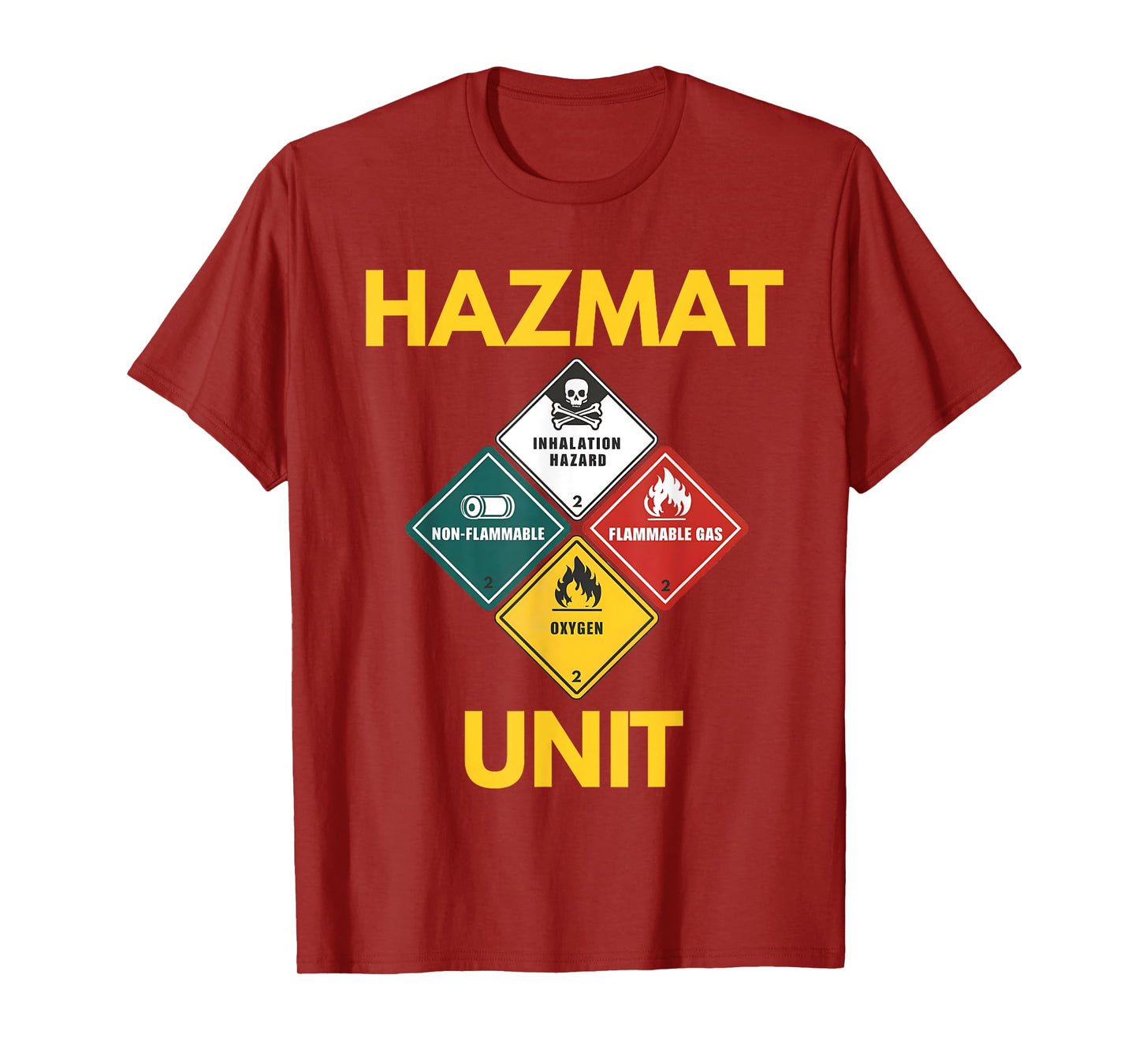 Hazmat Unit Suit Costume Cosplay Halloween Kids Birthday T-Shirt
