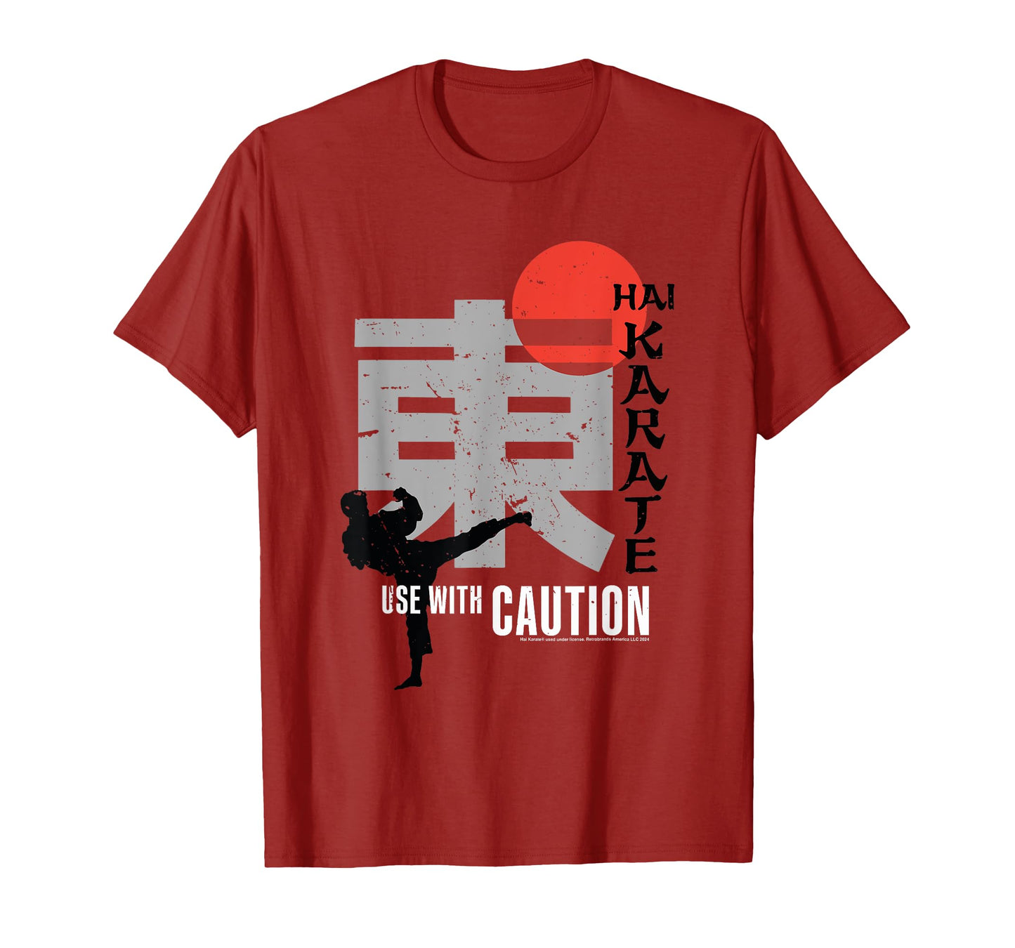 Hai Karate Use With Caution Retro Aftershave T-Shirt
