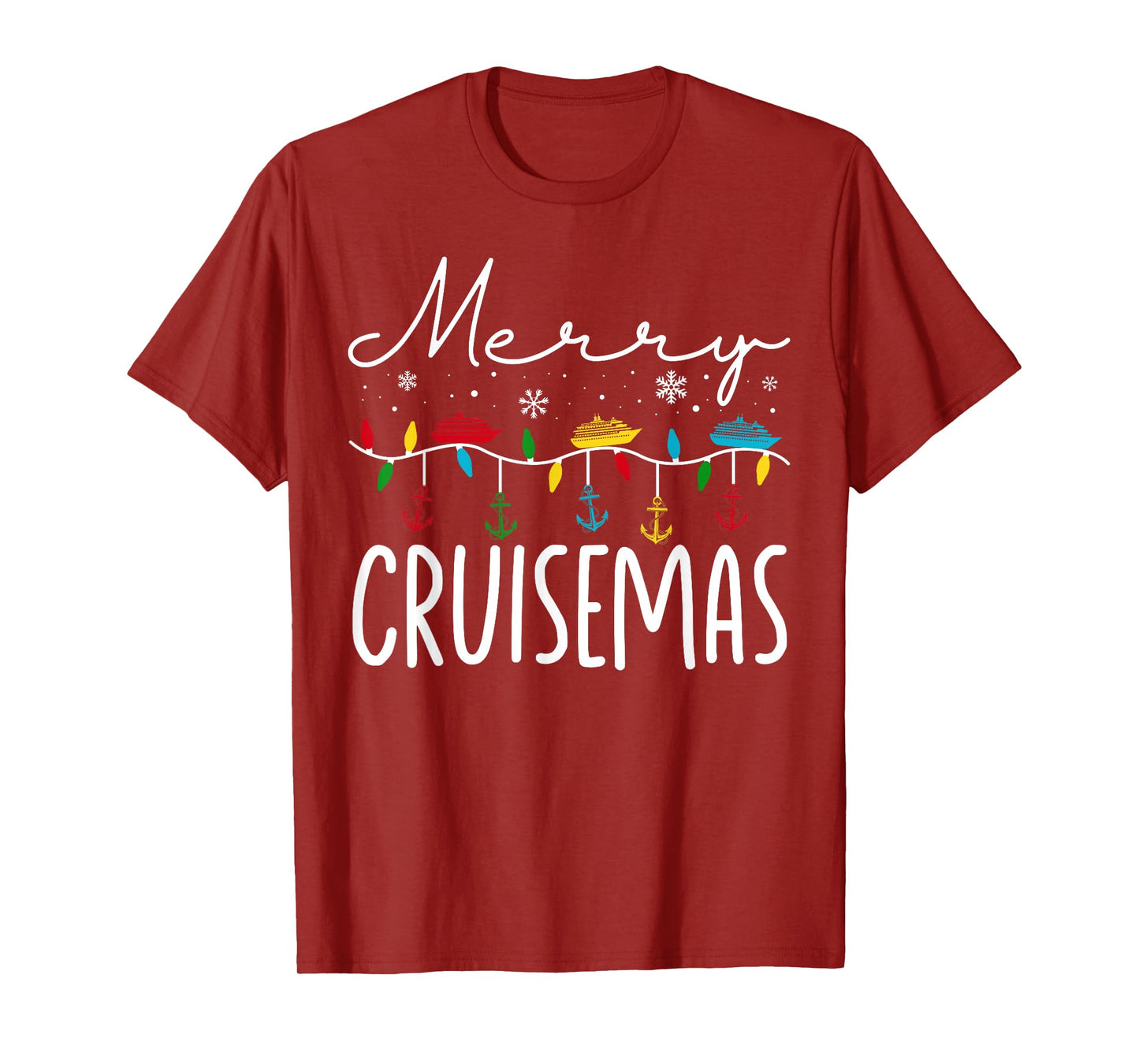 Merry Cruisemas Christmas Family Cruisin Funny Cruise Lover T-Shirt