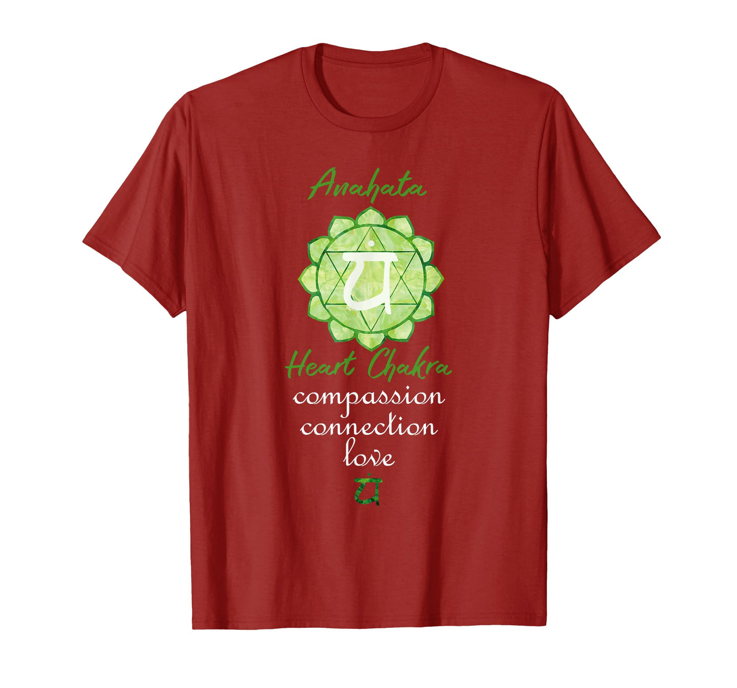 Chakra Meditation Shirt Affirmation Gift Tee Heart Chakra T-Shirt