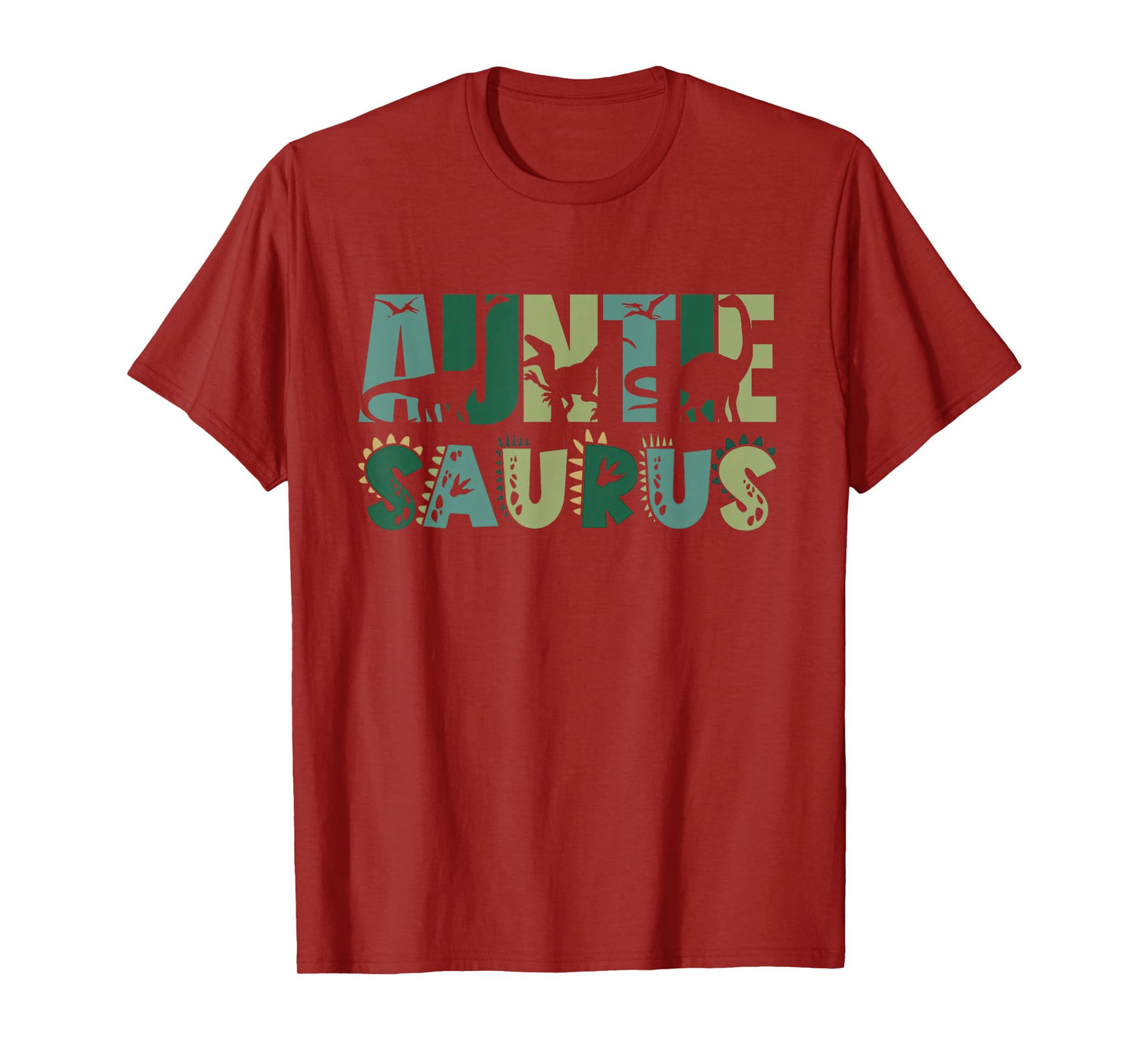 Auntie Saurus Matching Family Birthday Dinosaur Men Women T-Shirt