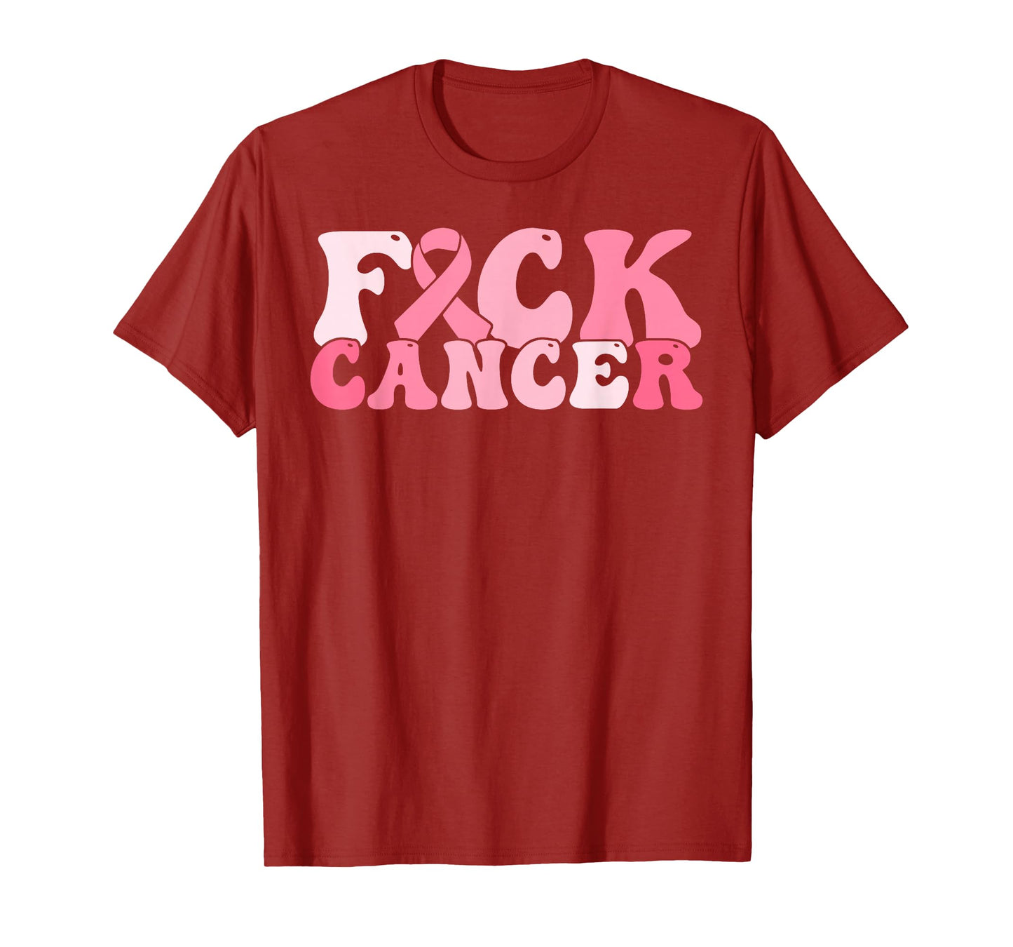 Fuck Cancer Retro Breast Cancer Awareness All Cancer Women T-Shirt