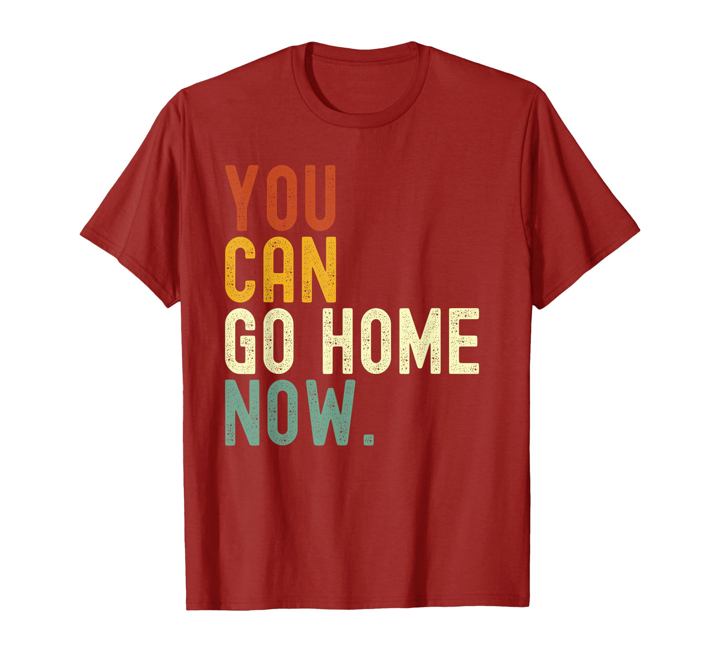 Retro vintage style You can go home now T-Shirt