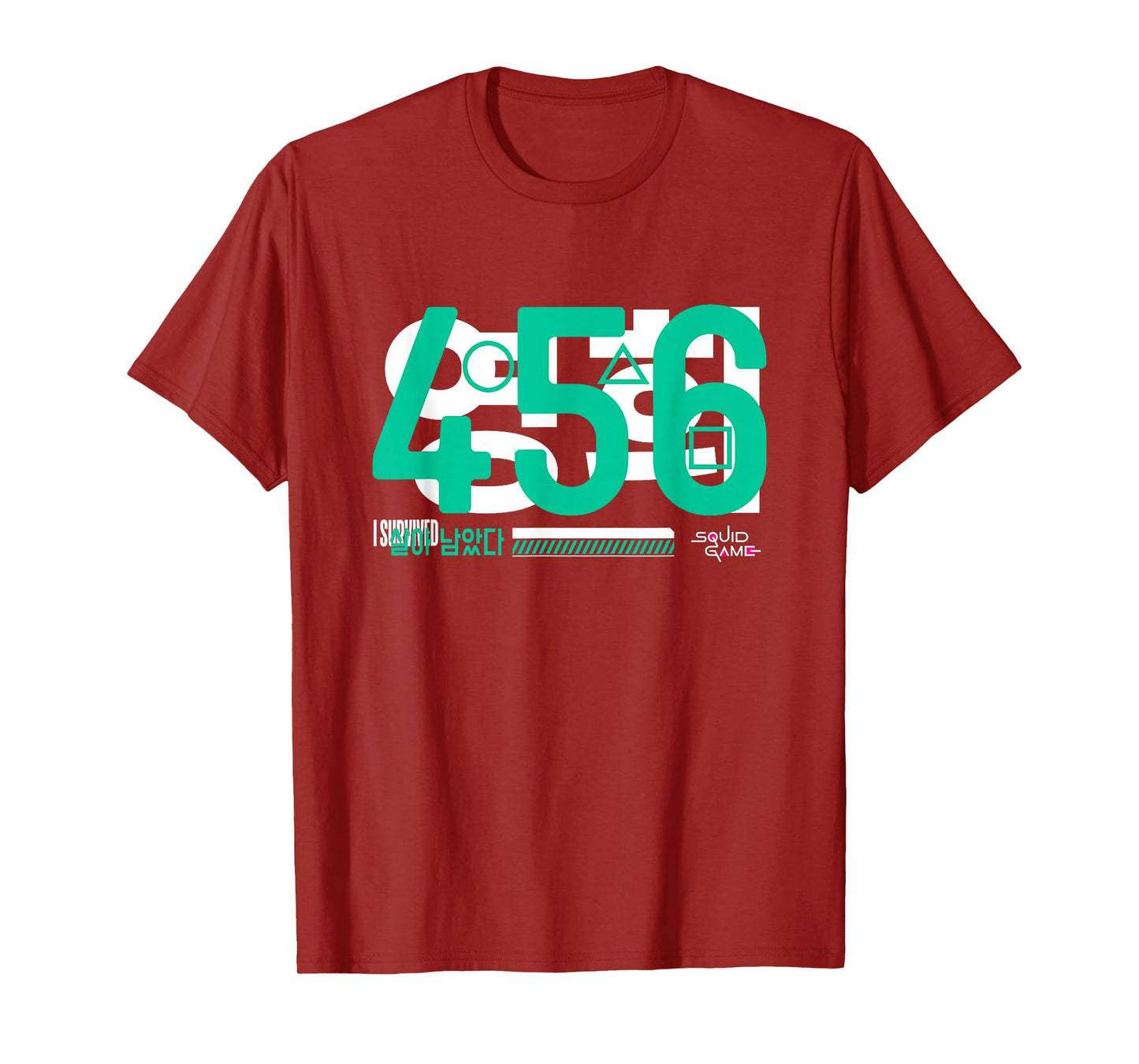 Squid Game 2 Player 456 I Survived Logo T-Shirt