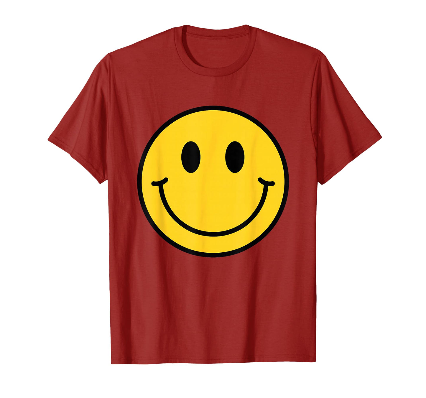 70s Yellow Smile Face Shirt Cute Happy Peace Smiling Face T-Shirt