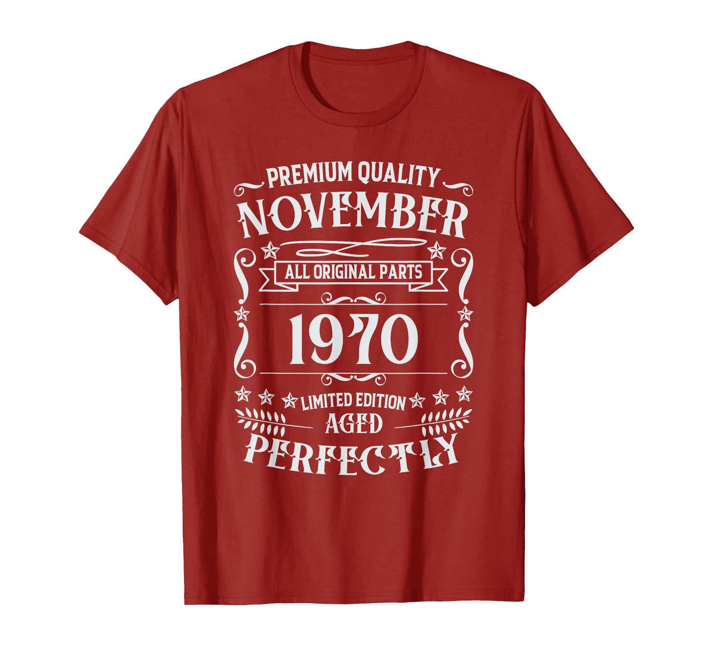 54th Birthday Legends Were Born In November 1970 T-Shirt