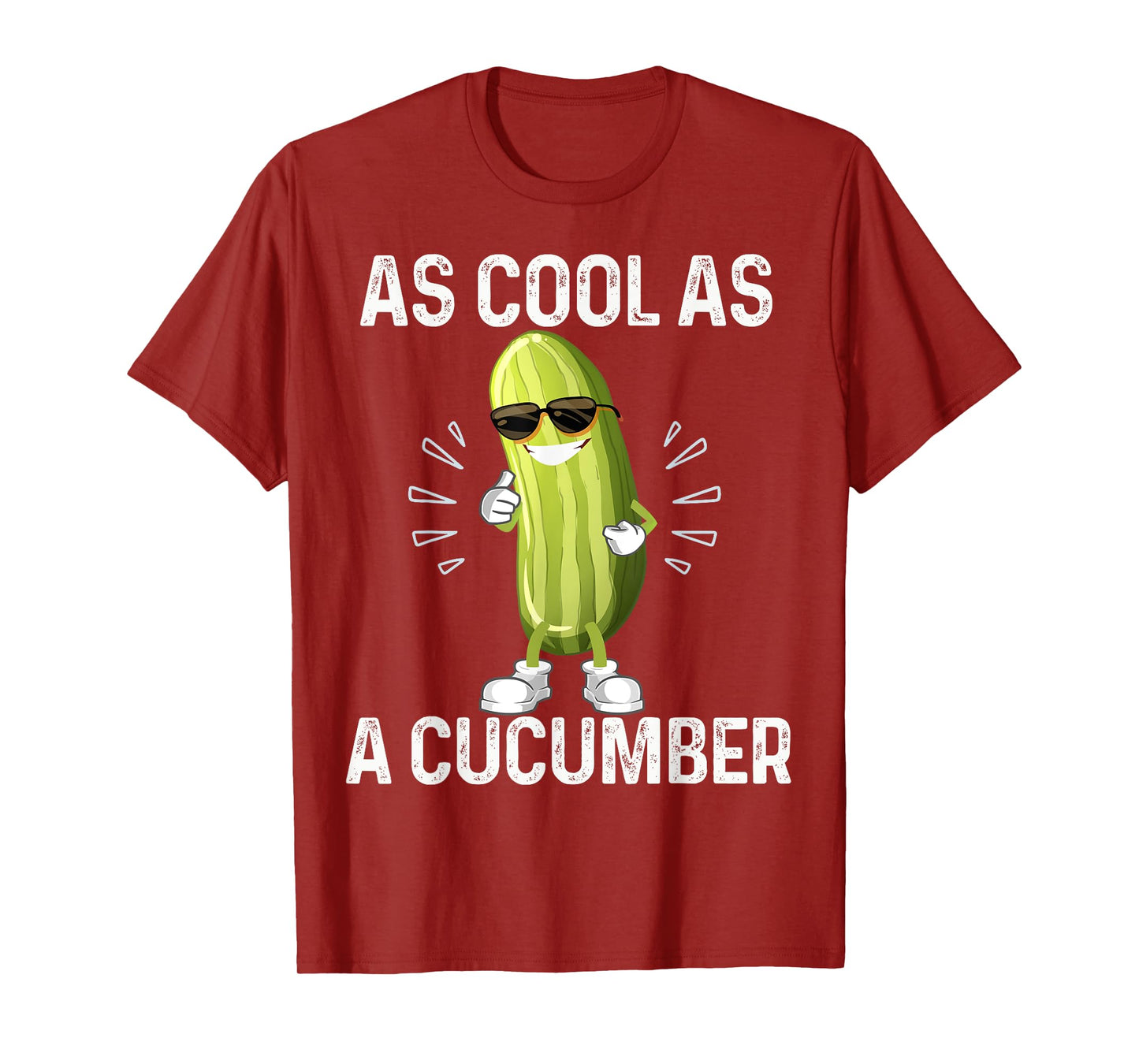 As Cool As a Cucumber Cool LaughingPickle In Sunglusses Tee T-Shirt