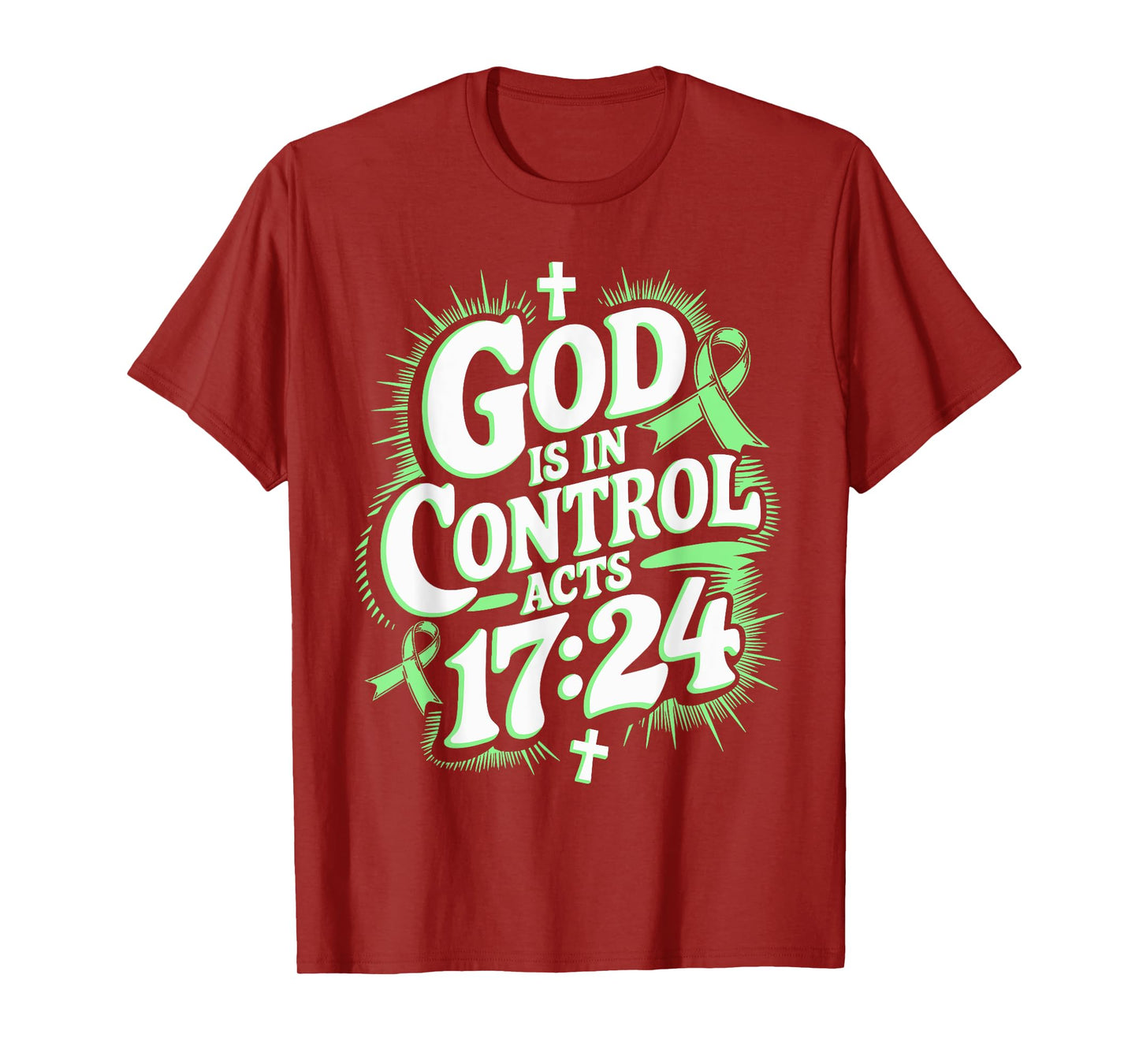 God Is In Control Survivor Non-Hodgkin Lymphoma Awareness T-Shirt