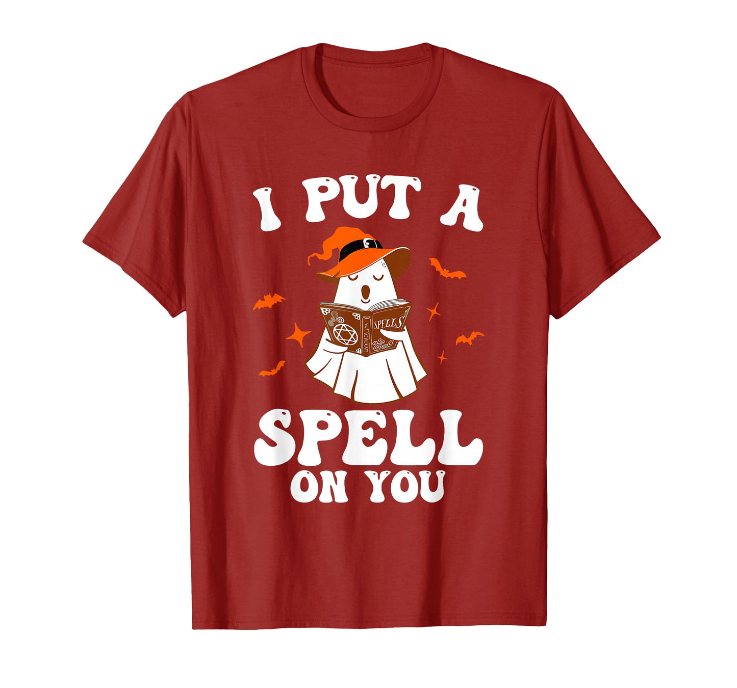 I Put A Spell On You Halloween Ghost T-Shirt