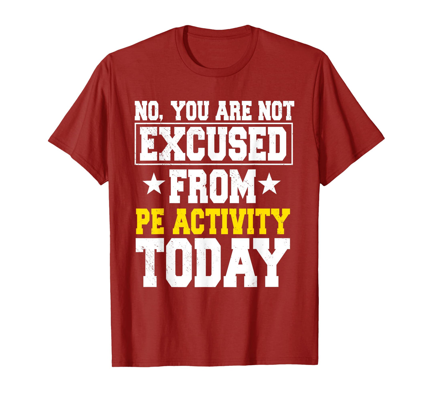 PE Teacher Physical Education Activity Instructor Gym Coach Men Women Girls Kids T-Shirt