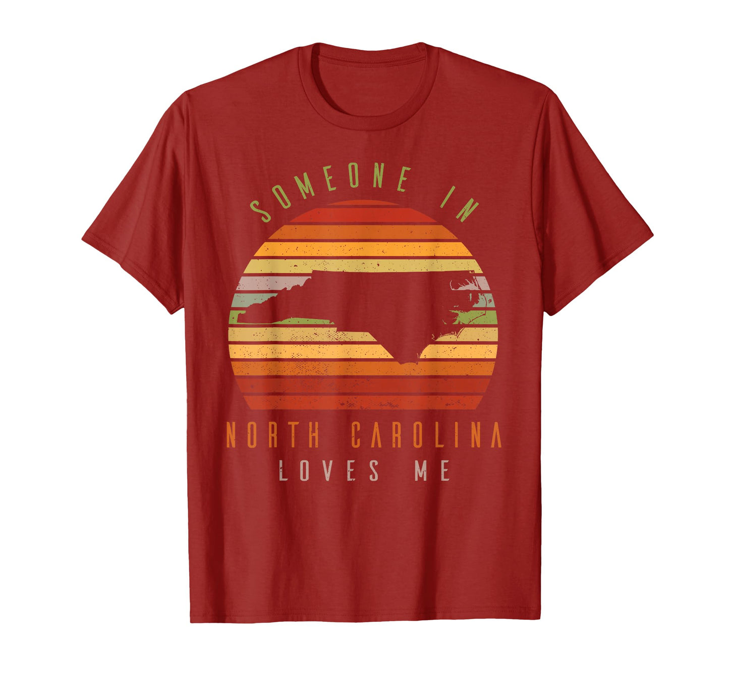 Someone In North Carolina Loves Me Vintage State Retro T-Shirt