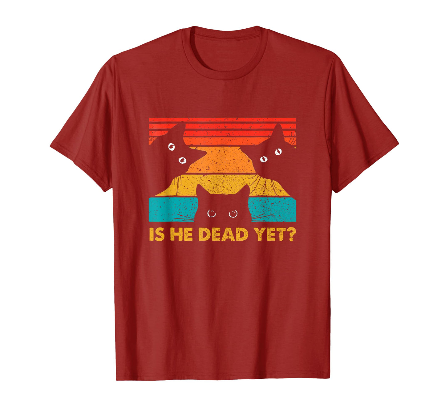 Is-He-Vintage-Dead-Yet cat T-Shirt for Men Women