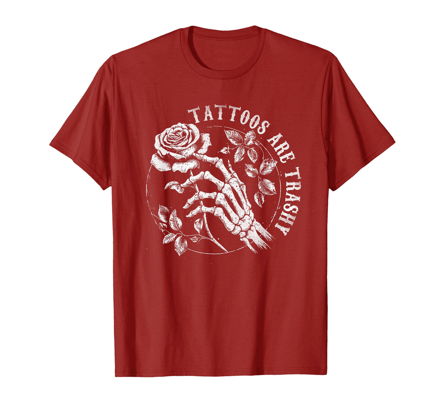 Tattoos Are Trashy Vintage Y2K Joke T-Shirt