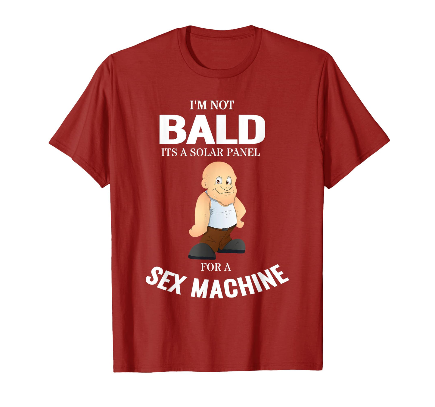 Funny Tshirt "I'm Not Bald, It's A Solar Panel for Men Women T-Shirt