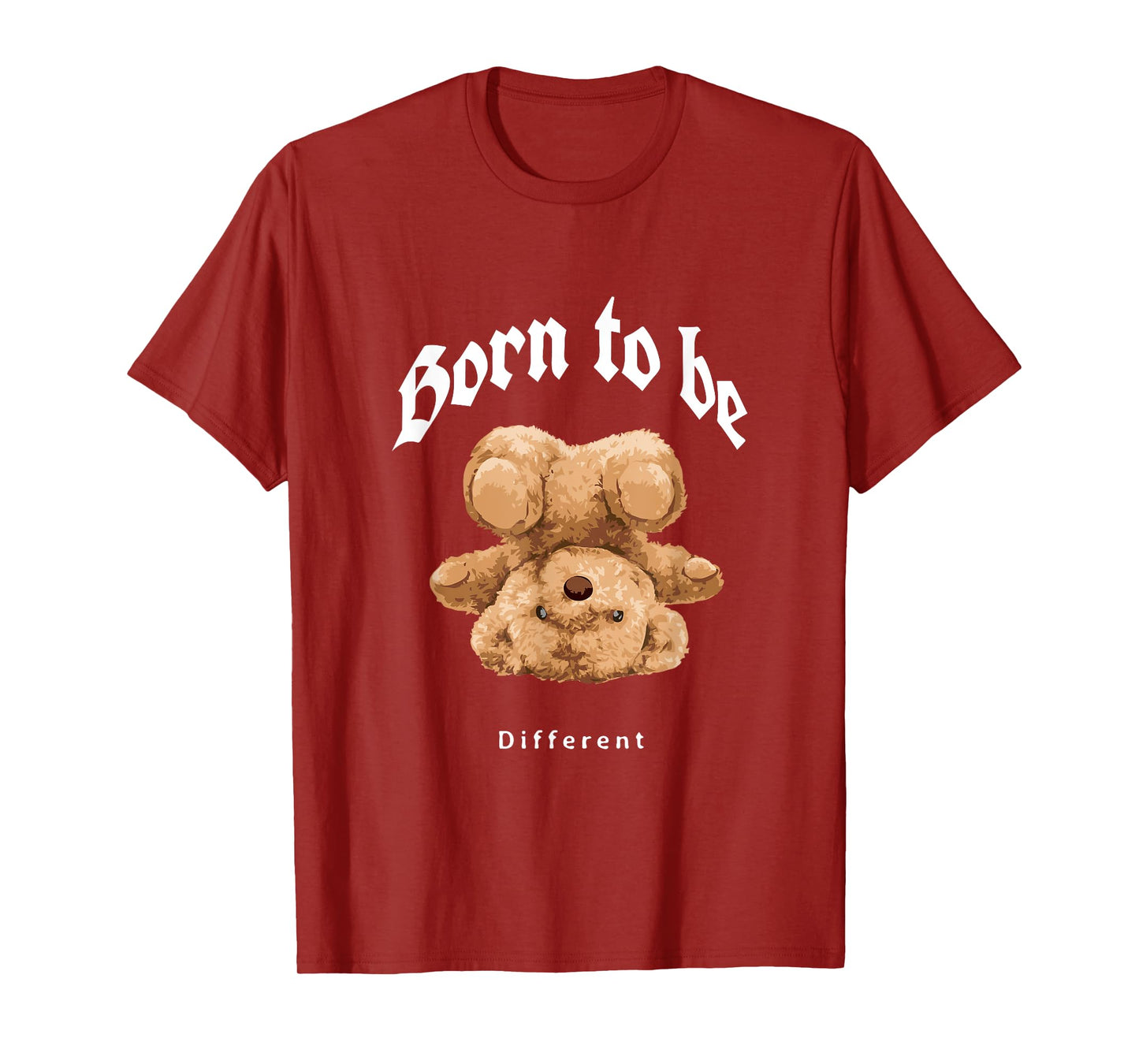 Born To Be Different Illustration Novelty Graphic Designs T-Shirt