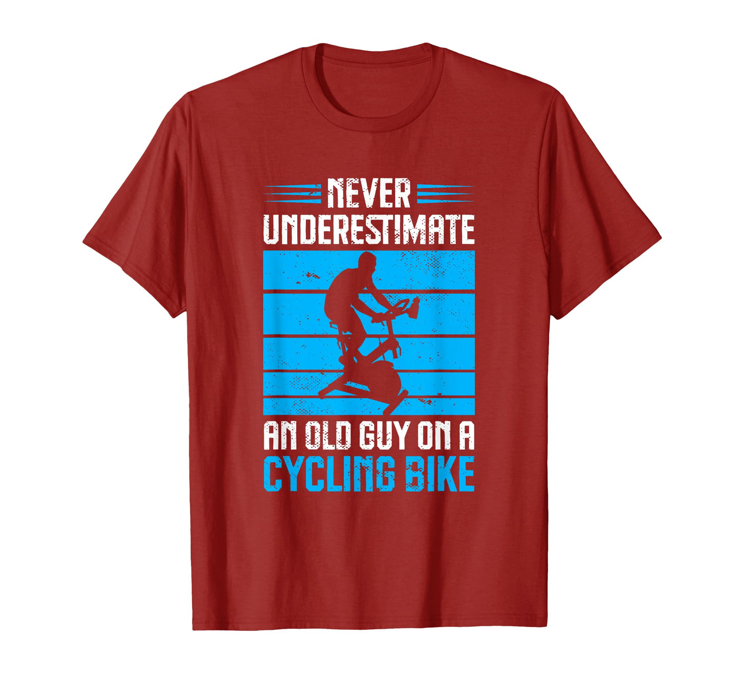 Spinning Class Never underestimate a guy Spin Class Gym T-Shirt