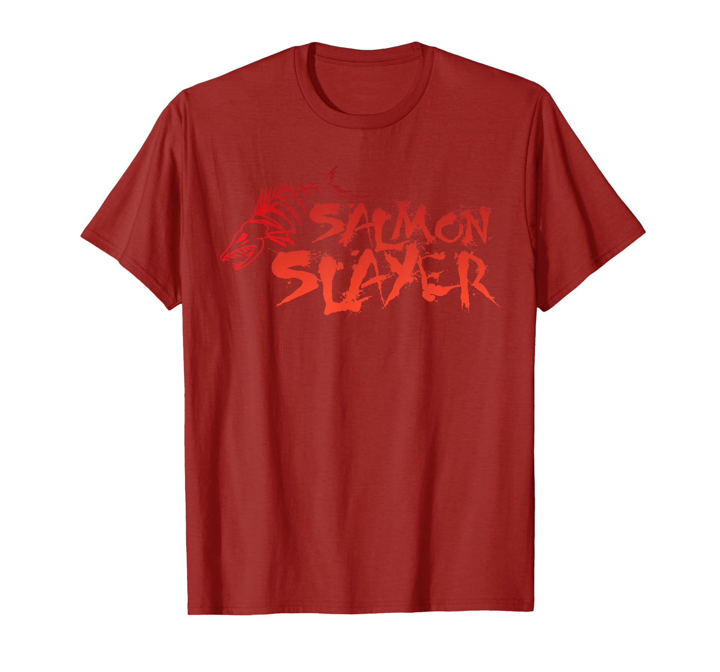 Salmon Slayer Fishing Funny T-Shirt