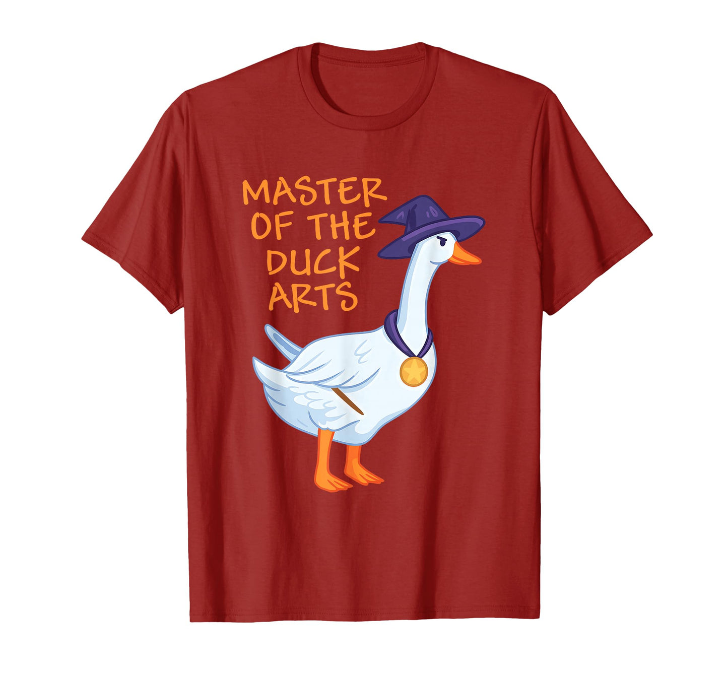 Master of The Duck Arts Silly Goose Witchy Halloween Quote T-Shirt