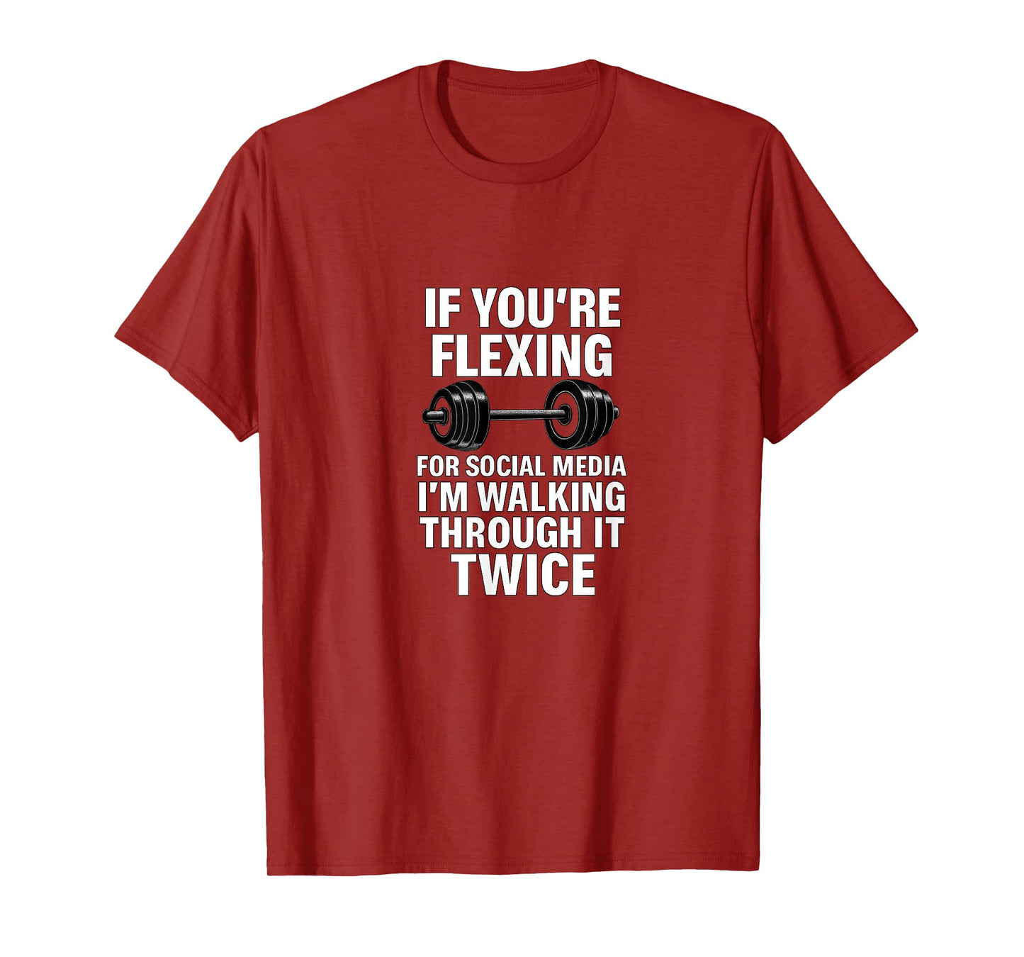 Funny Gym Flexing Workout Bodybuilding T-Shirt