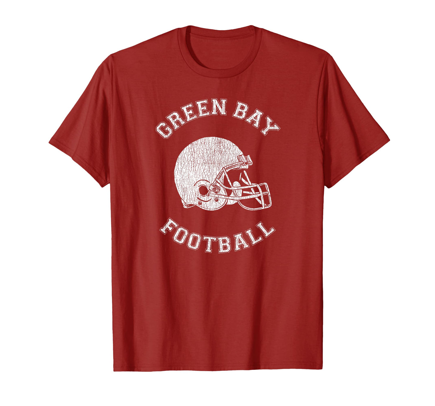 Green Bay Football Distressed 1980's Retro P.E.Dept Style T-Shirt