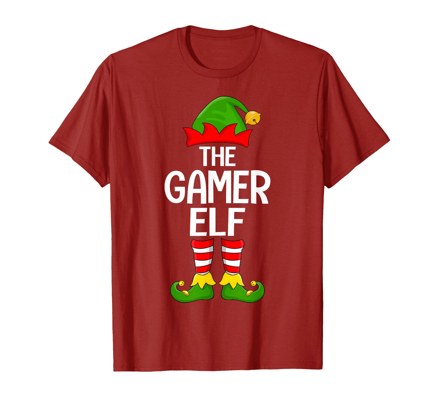 Gamer Elf Xmas Matching Family Gaming Elf Squad Christmas T-Shirt