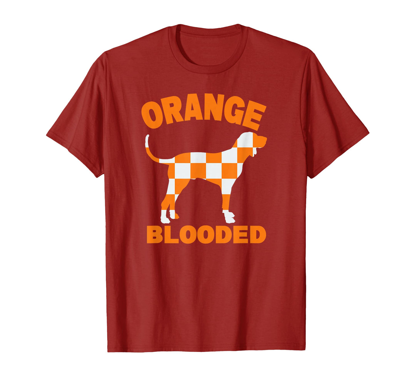 Orange Blooded Tennessee TN State Pride Hound Native Home T-Shirt