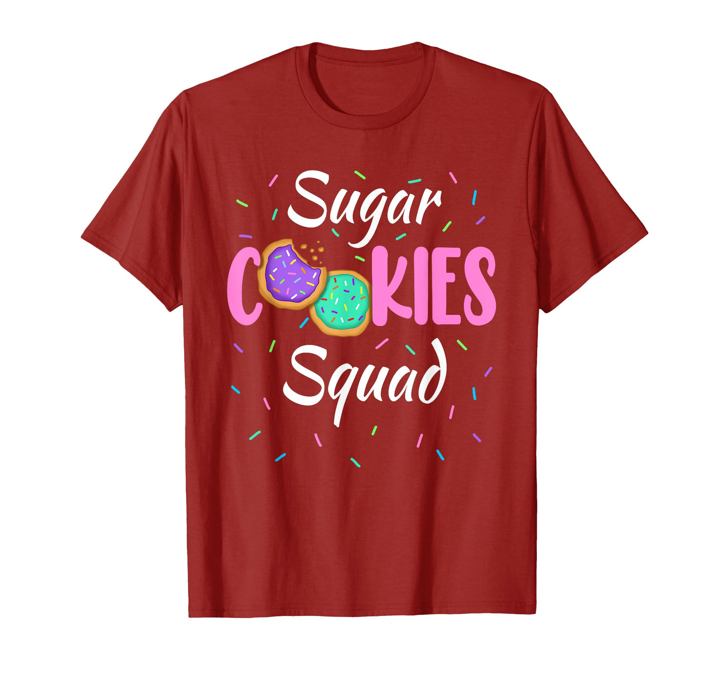 Cute Sugar Cookies Squad Team Sprinkles Family Matching T-Shirt