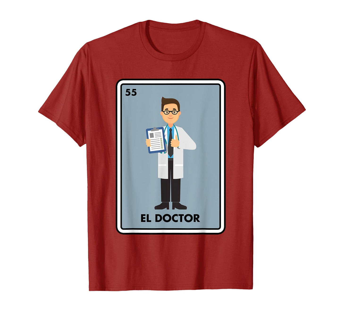 Mexican The Doctor Medical El Doctor Mexican Bingo Card T-Shirt