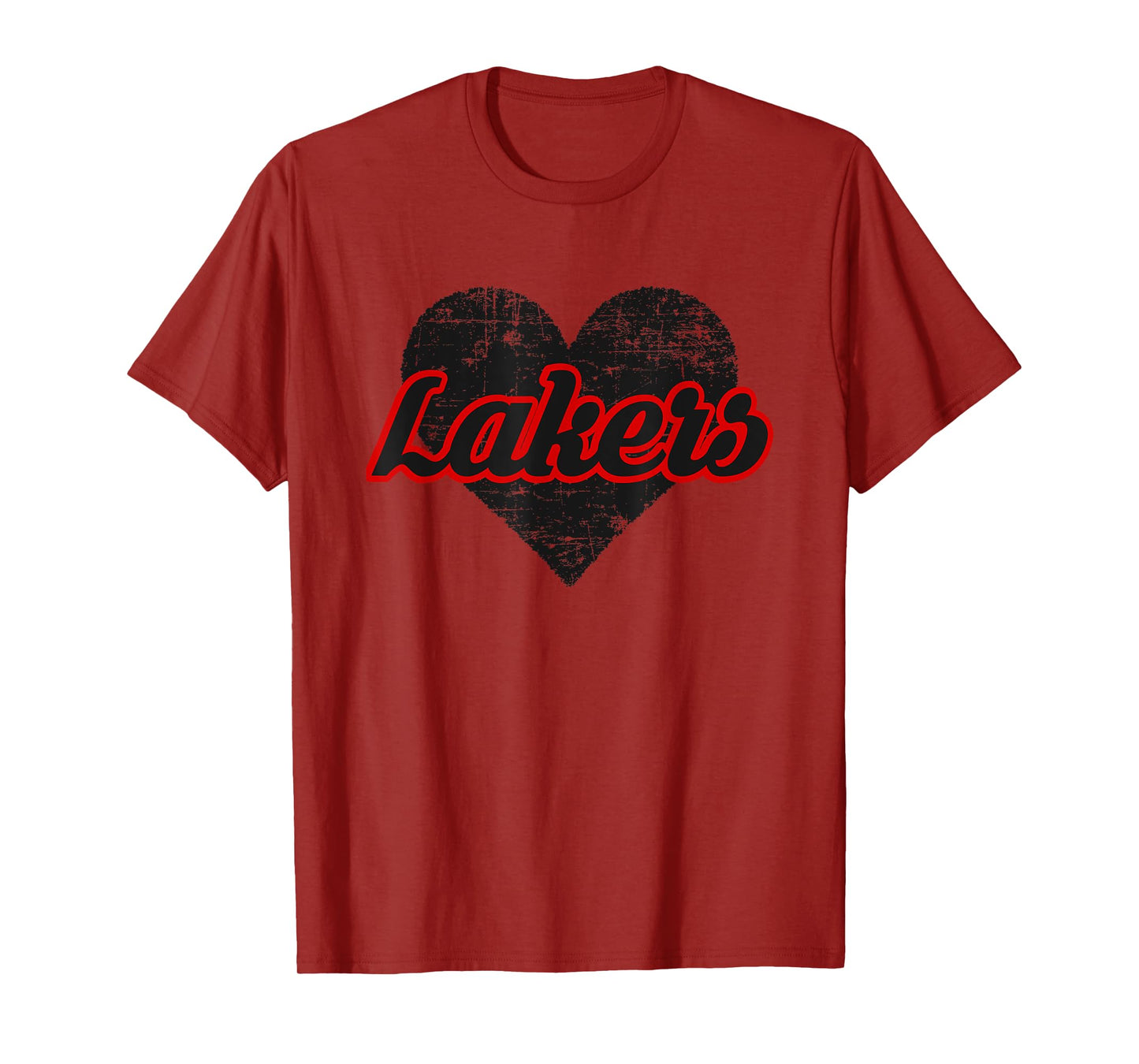 Indian Lake Lakers Over Heart T-Shirt