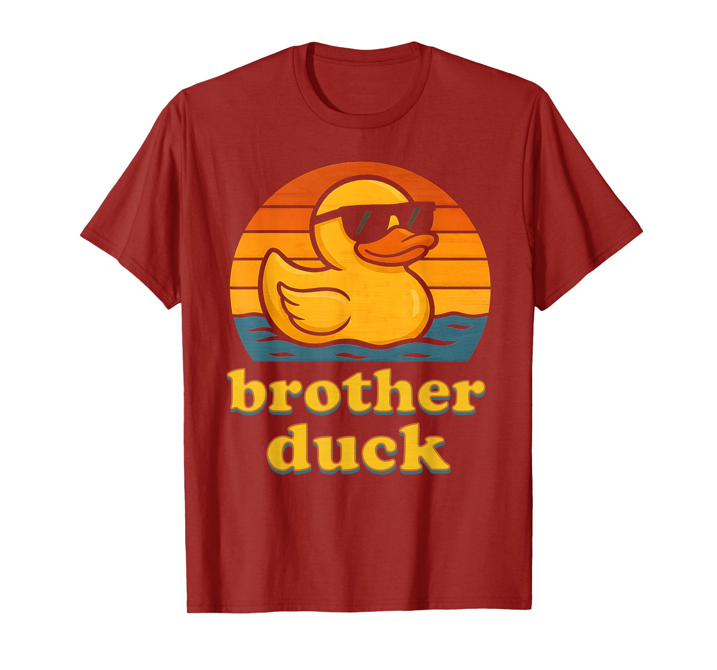 Brother Duck Rubber Duck Vintage Rubber Duckie Birthday Boys T-Shirt