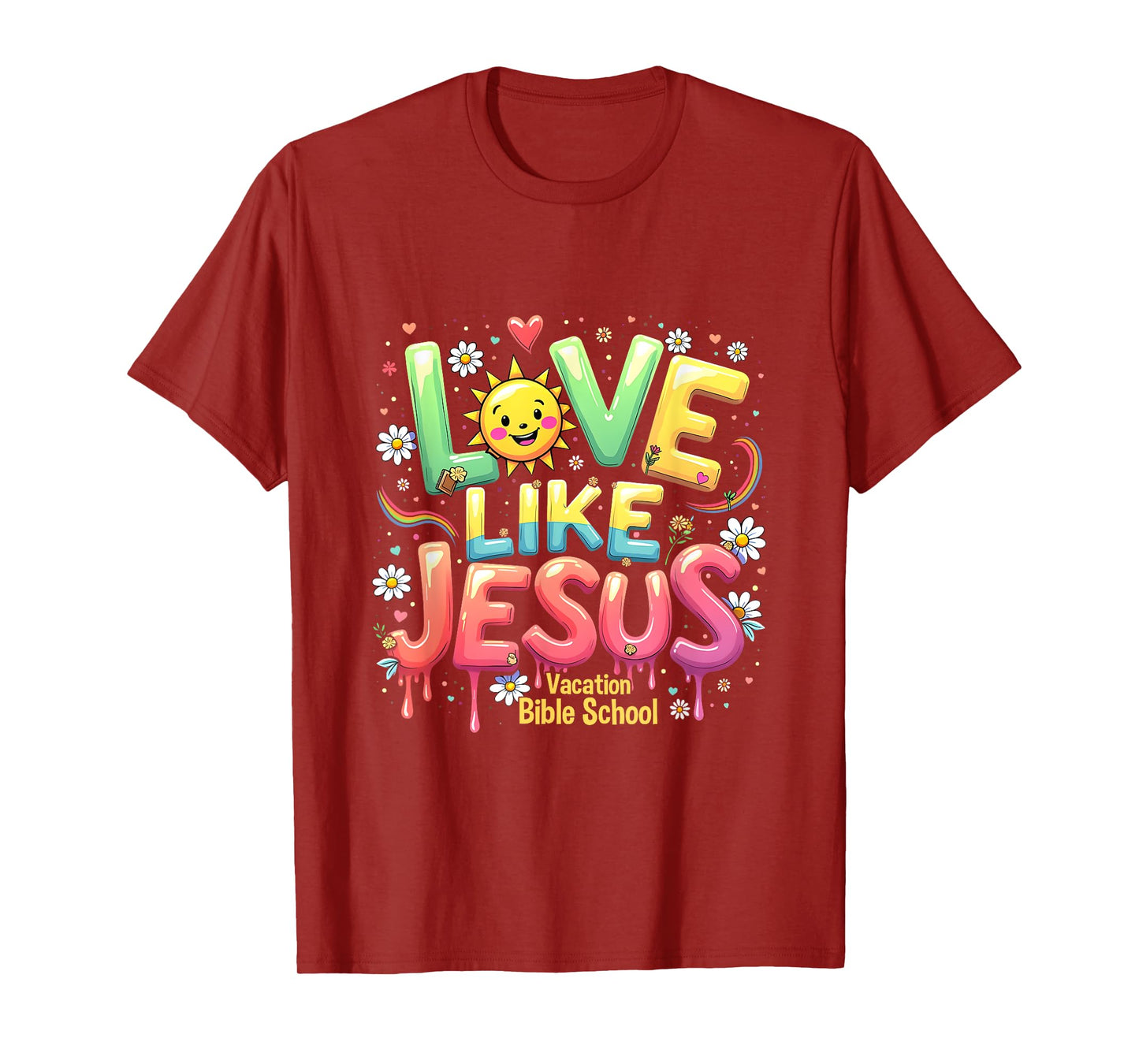 VBS 2025 Christian Love Like Jesus Vacation Bible School T-Shirt