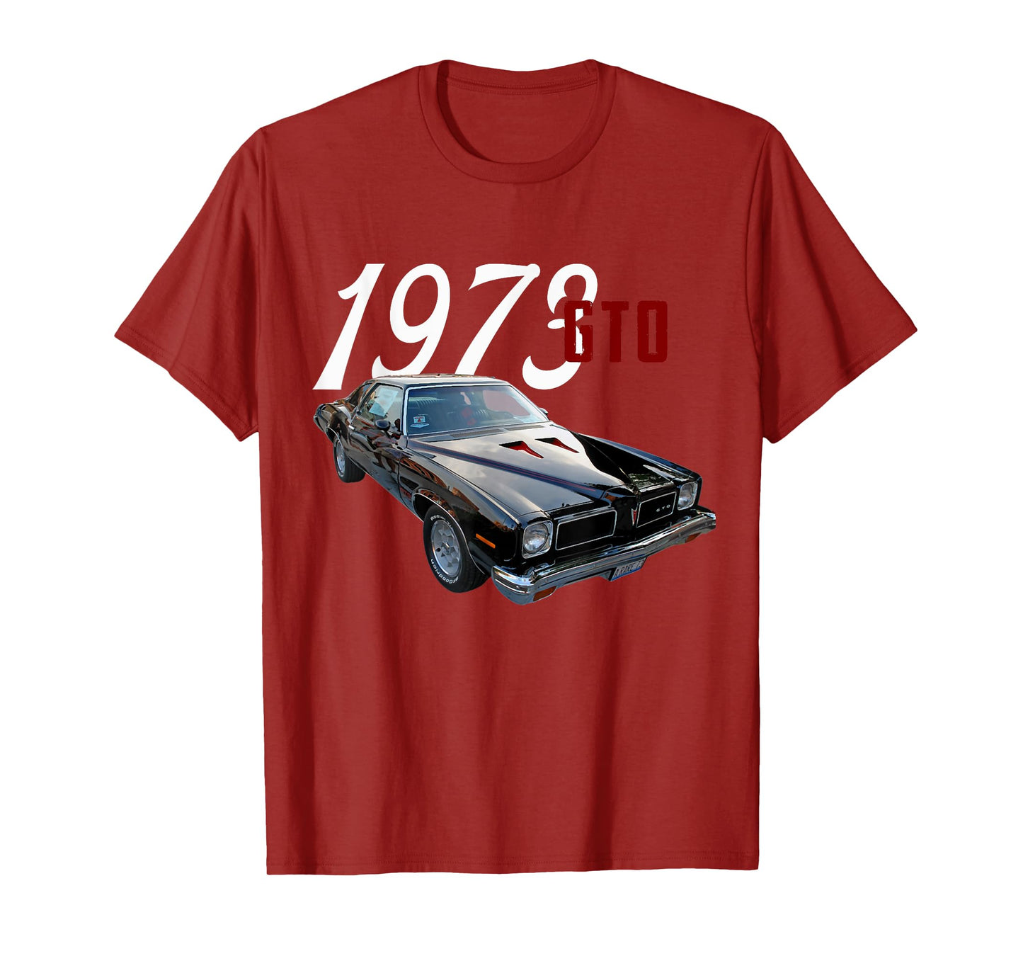 1973 73 GTO Classic Car Old School Muscle Car T-Shirt