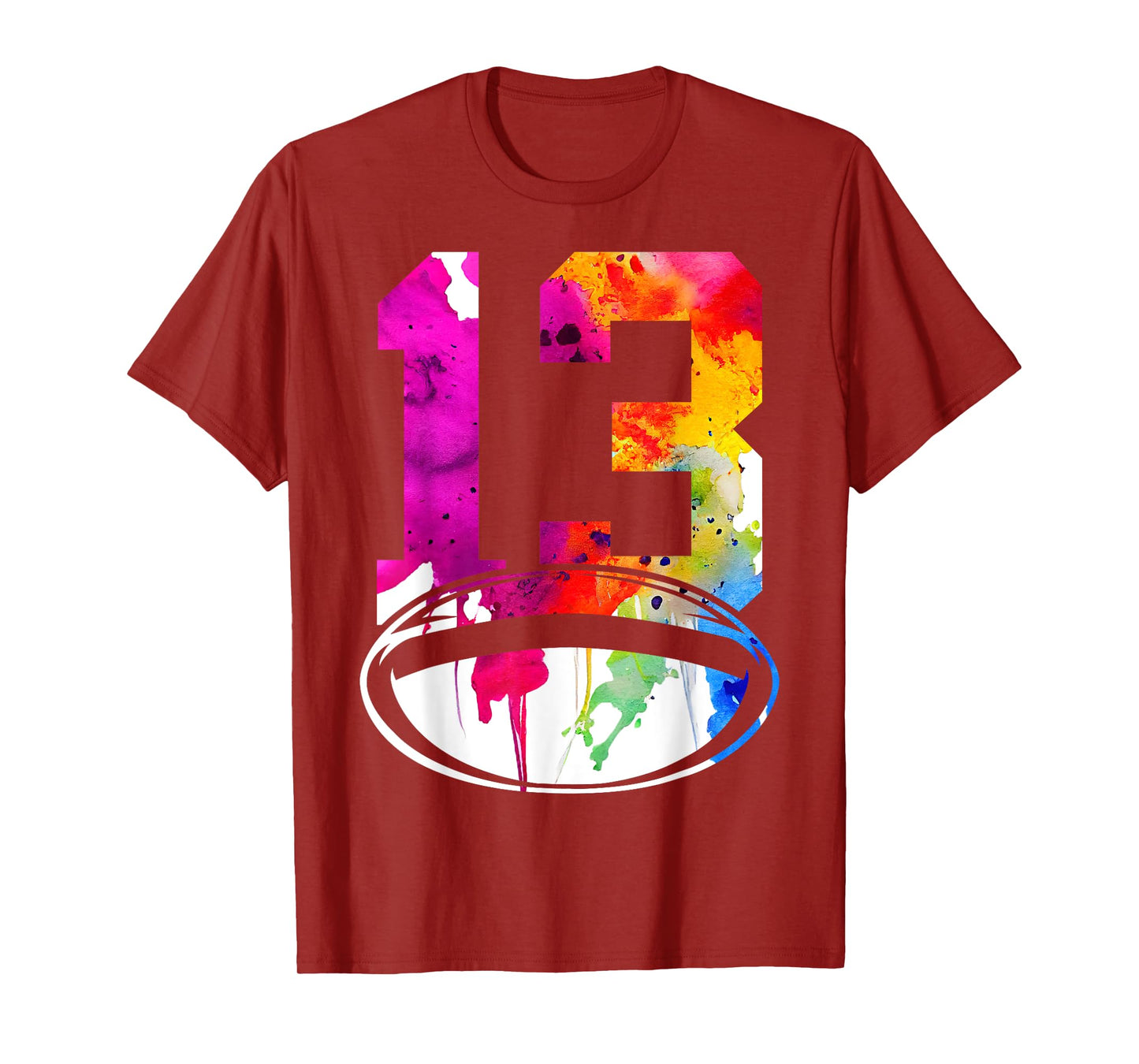 NUMBER 13 RUGBY 13TH BIRTHDAY T-Shirt