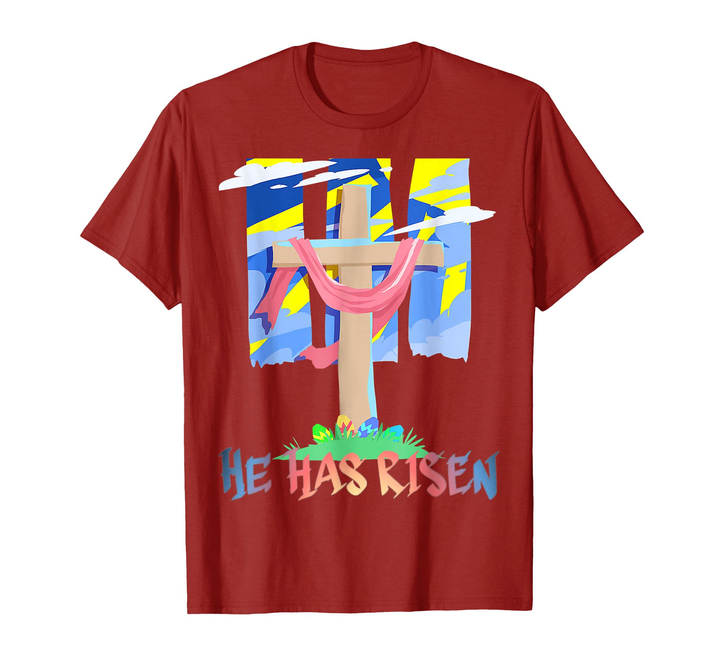He Has Risen Christian Easter Resurrection Sunday T-Shirt