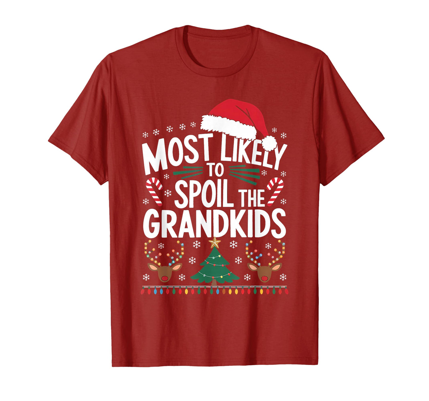 Christmas Party Most Likely to Spoil The Grandkids Funny T-Shirt