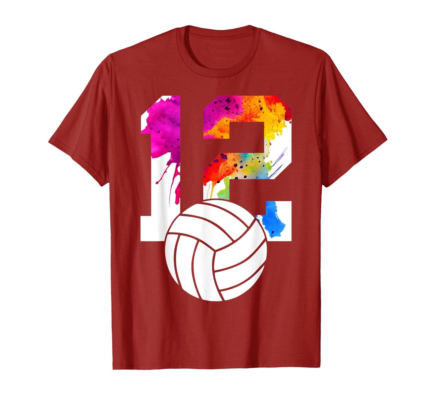 NUMBER 12 VOLLEYBALL 12TH BIRTHDAY T-Shirt