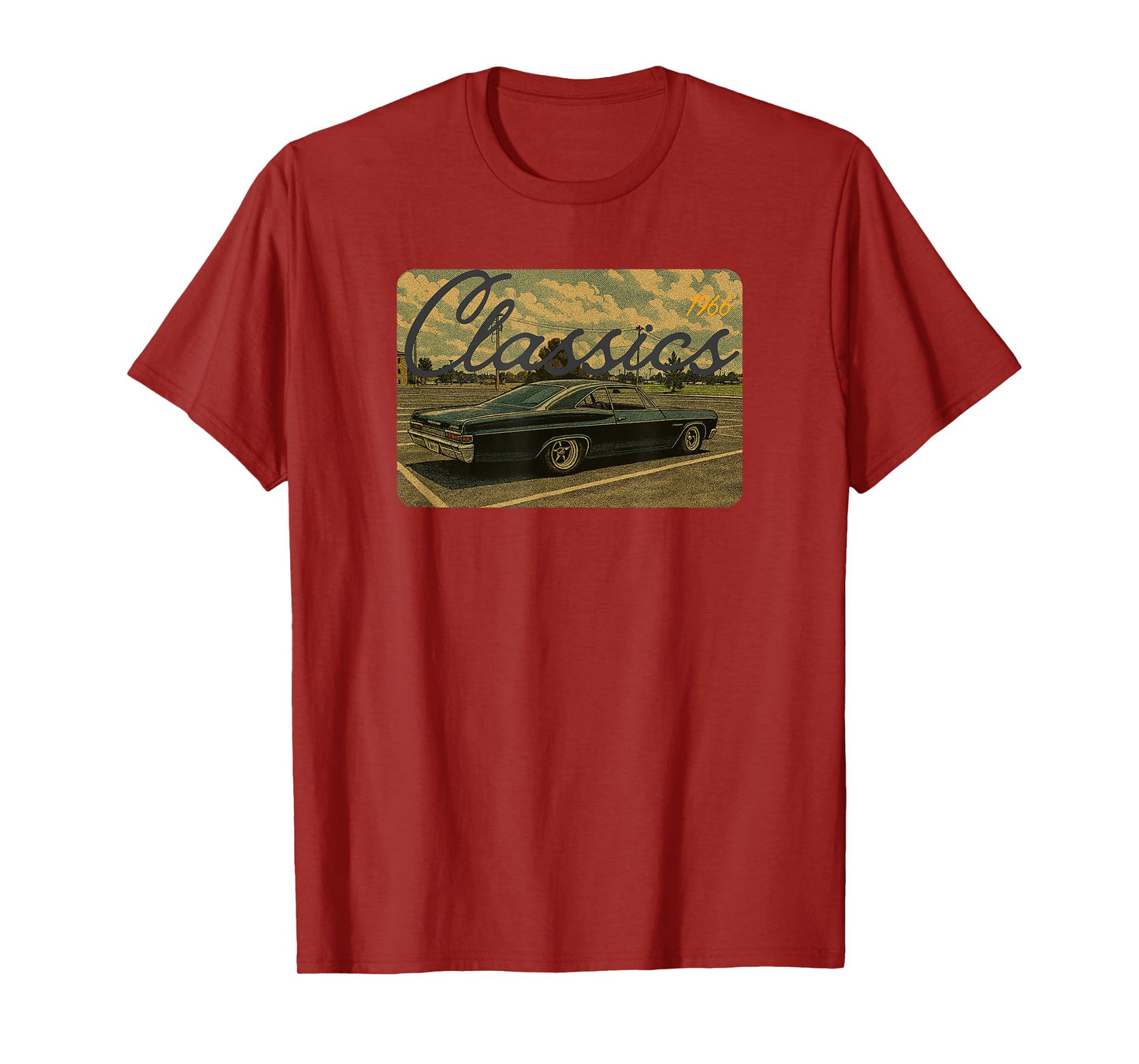 Classic 1966 Impala Vintage Car T-Shirt