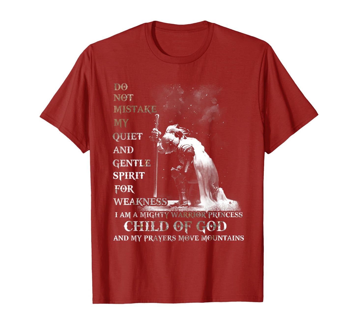 Knight Templar I Am A Child Of God A Warrior Of Christ Shirt T-Shirt